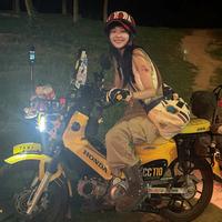 骑小黄车的肉丸子头像