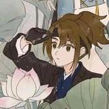 水色的桔梗纹头像
