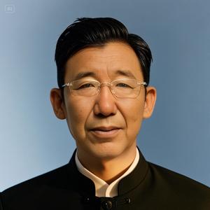 溪边听流水的悠扬头像