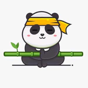 勤劳笨熊猫头像