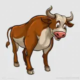 发现一只牛头像