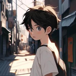橘色落日j头像