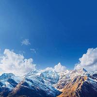 海洋山峰蓝天头像