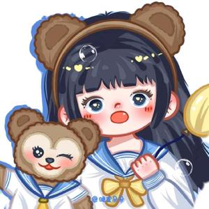 小熊摘果冻头像
