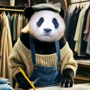 琳琳爱熊猫头像