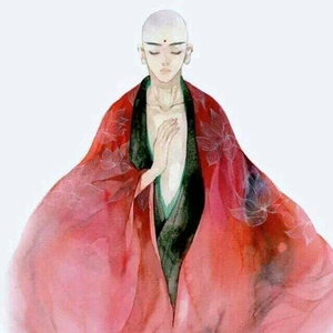 赤袍僧影头像