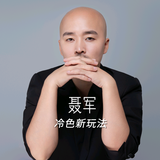 聂军灰色系染发头像