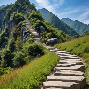 寒山石径斜头像