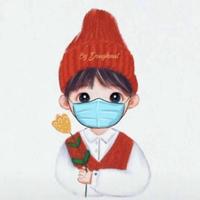 红色V2头像