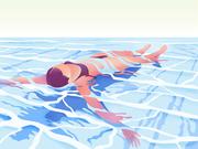 长在床上的人的个人资料头像