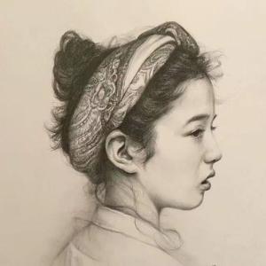 小江素描头像