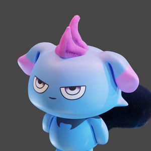 Blender狂人头像