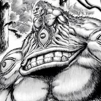 黑白独眼大嘴头像