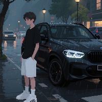 黑巧也是开上车了头像