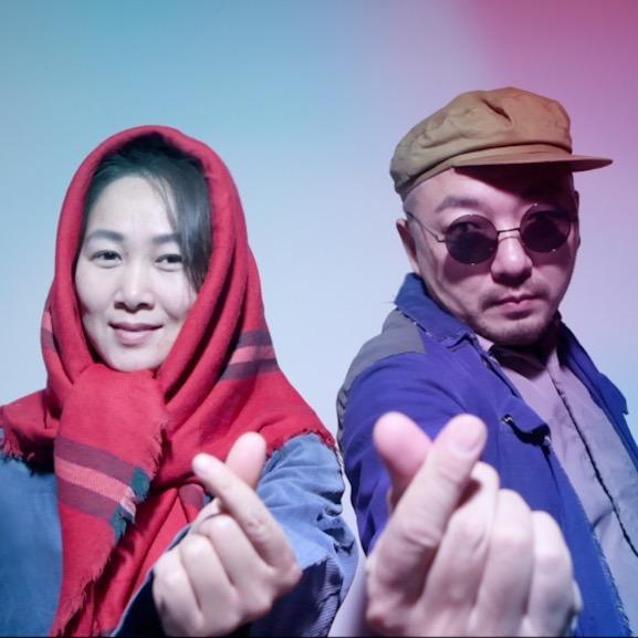 我们俩合作摄头像