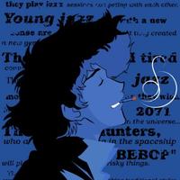 水墨丹青执笔白头像