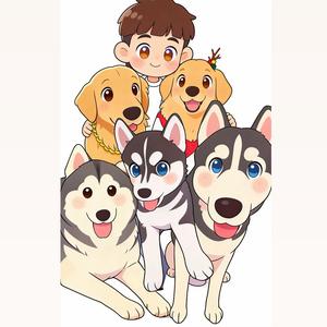 奥斯卡是个高富帅哈士